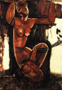 Amedeo Modigliani Caryatid